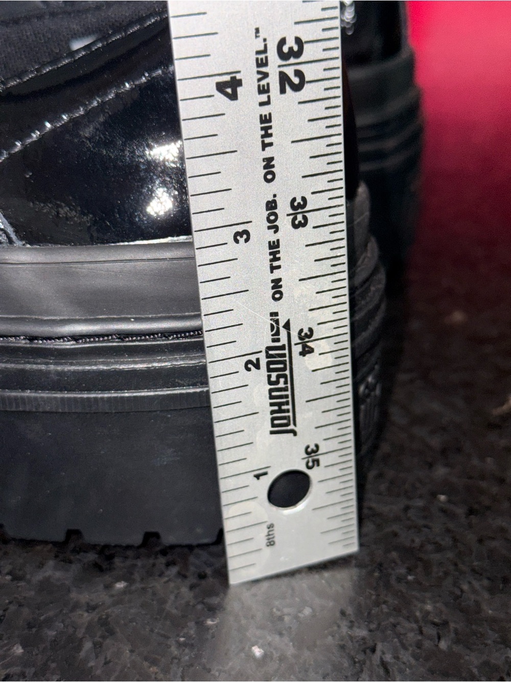 NEW CONVERSE BLACK PATENT CHUCK TAYLOR ALL STAR LUGGED HEEL MARY JANE PLATFORM 8 - Picture 13 of 14